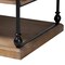Baxton Studio End Table, 28.1 W, 28.1 L, 25 H, Metal "Iron", MDF, Greywashed/Black 223-12011-ZORO - alternate 6